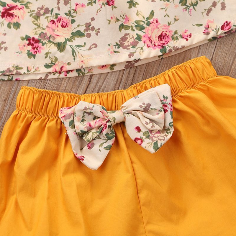 Summer Newborn Baby Girl Clothes Shorts Outfits