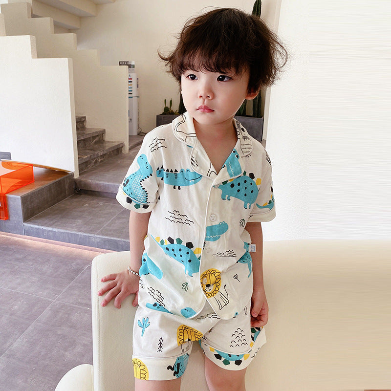 Boys And Girls Clothing Cardigan Pajama Set