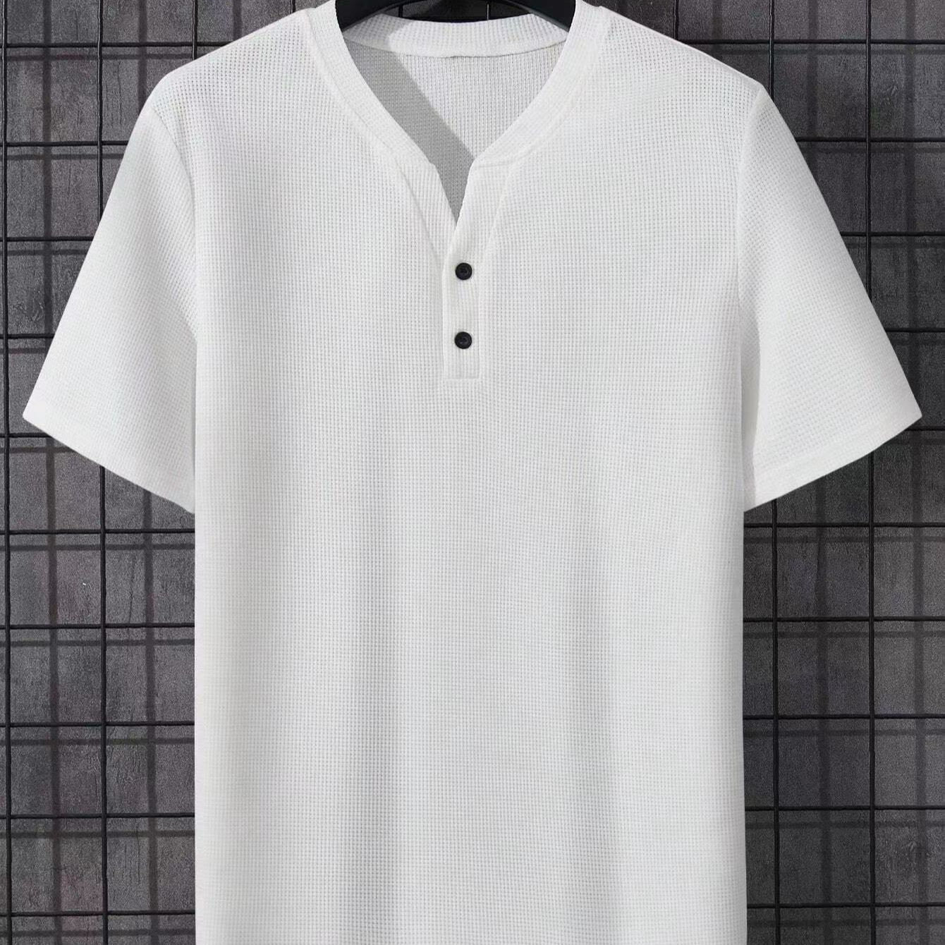 Summer Fashion Men's V-collar Short Sleeve shirt